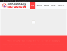 Tablet Screenshot of esskayconstructions.com